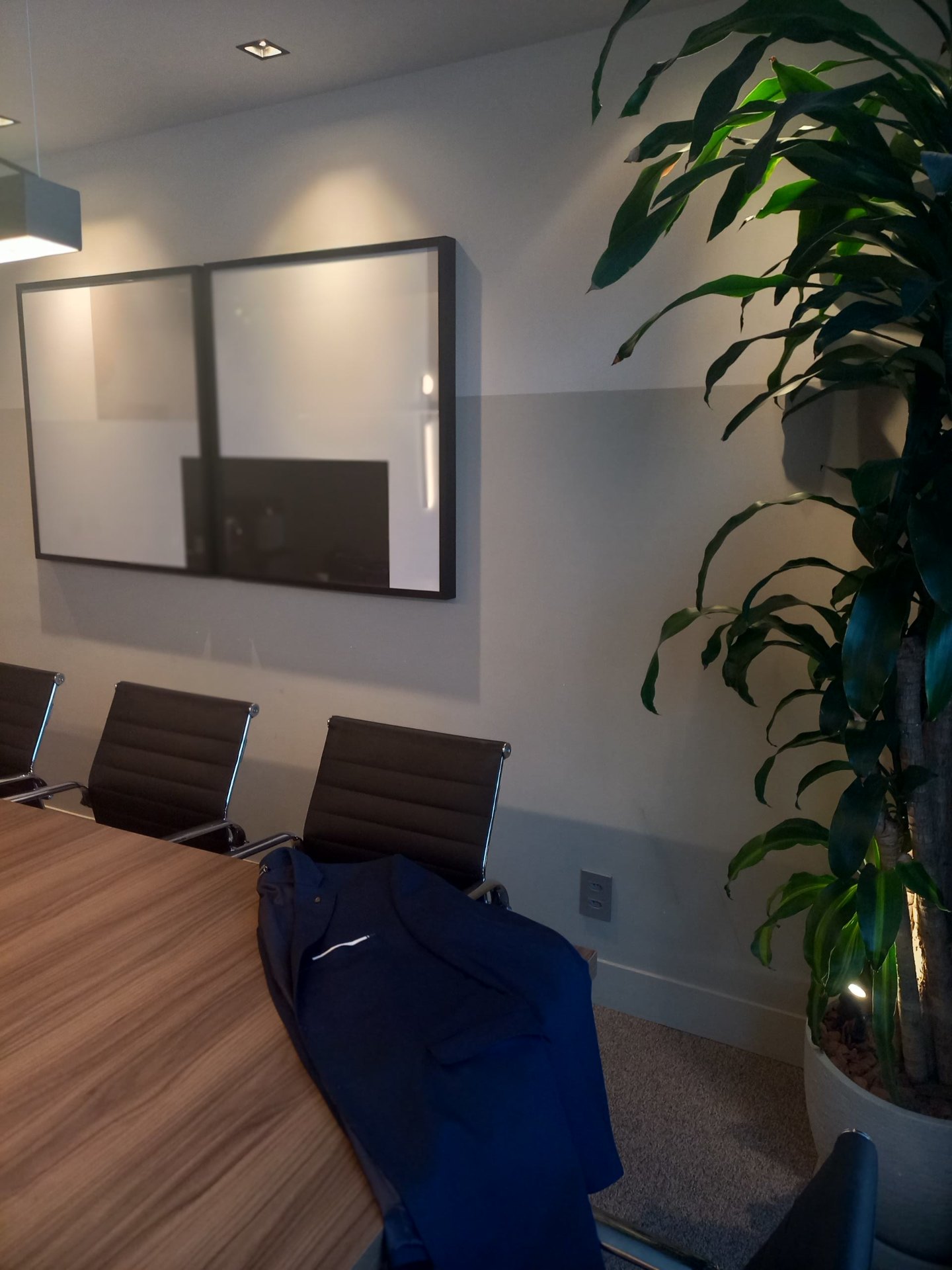 Detalhe da sala de reunião
